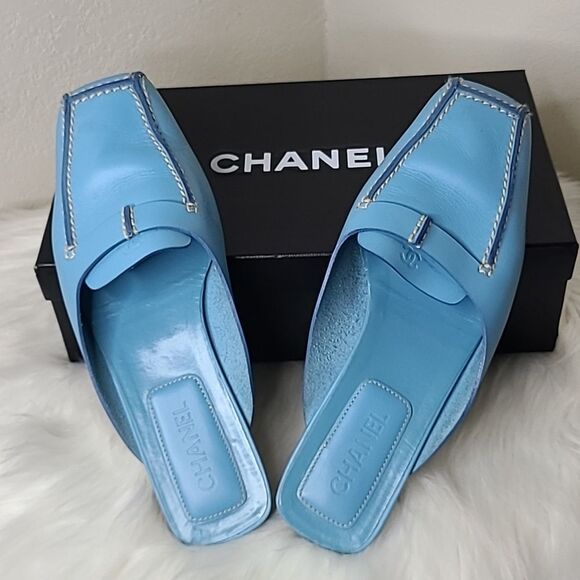 💯 Authentic Chanel Mule Size 37 🍀 - Picture 4 of 16